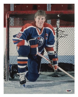 Wayne Gretzky Signed Edmonton Oilers 11x14 Photo